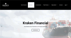 Desktop Screenshot of krakenfinancial.com